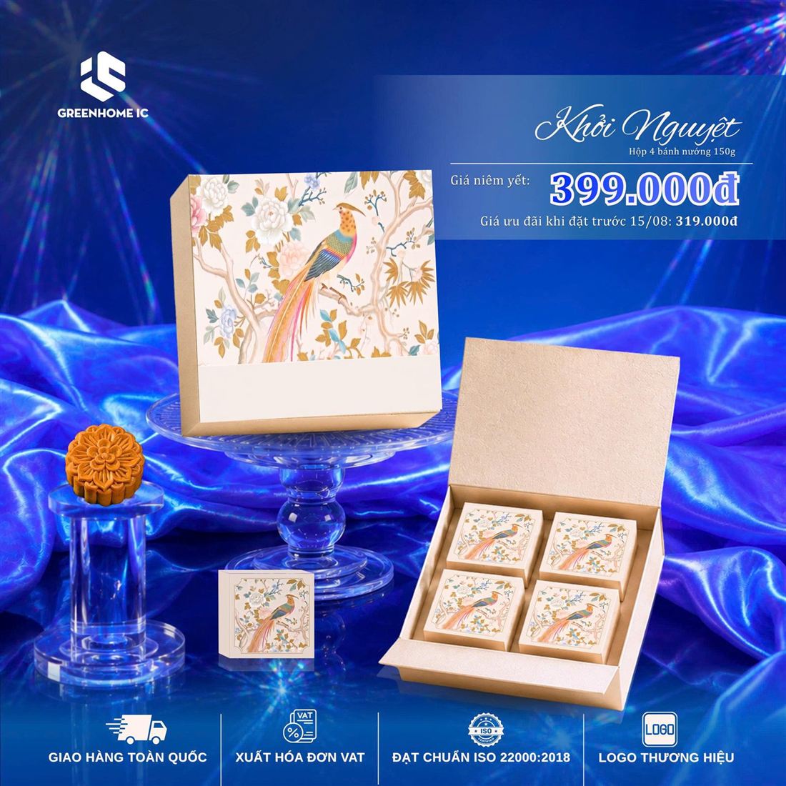 Hộp quà Trung Thu Khởi Nguyệt 399.000đ