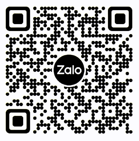 Quét mã QR Zalo để đặt lịch ăn thử bánh tại văn phòng Green Home IC